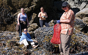 Hiking and kayaking Sadie Cove AK