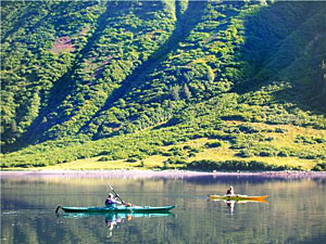 kayaking Sadie Cove Alaska