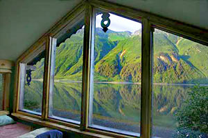Wilderness lodge rental cabin Sadie Cove Alaska